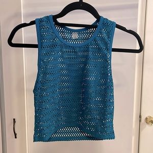 Beyond Yoga Mesh Crop Tank- Med